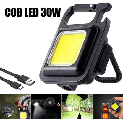 Mini COB Rechargeable Keychain Light
